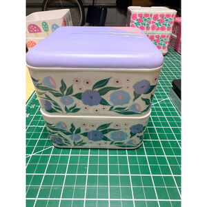 Studio Oh! Bento Box, White & Purple, N/A